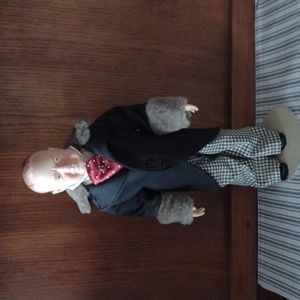 W.C Fields Effanbee Vinyl Portrait Collectable Doll 1st In Legend Series